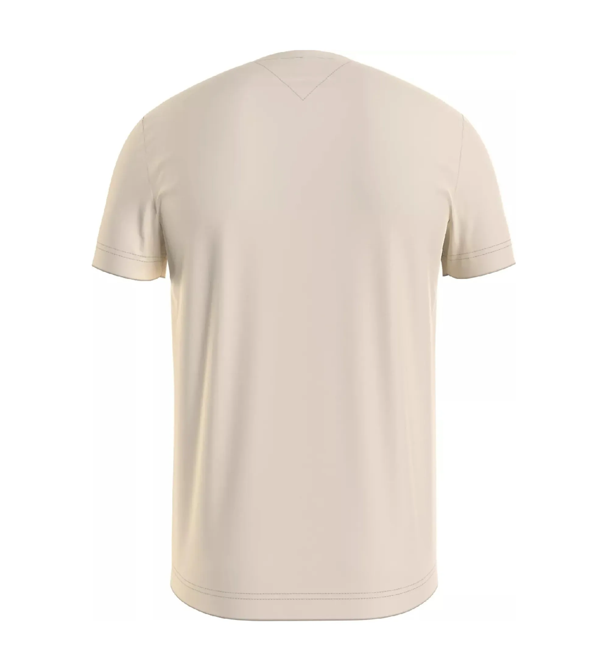 Camiseta Logo Bordado beige