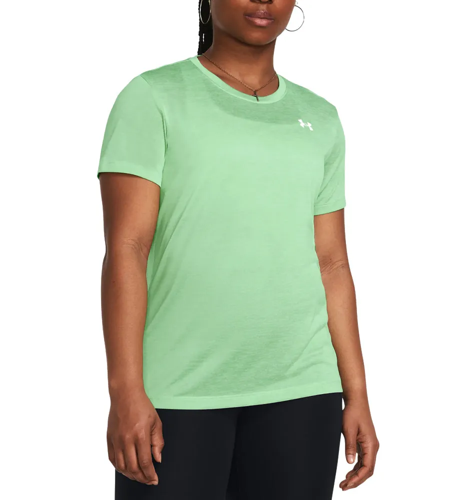 CAMISETA M/C FITNESS_MUJER_UNDER ARMOUR TECH SSC TWIST
