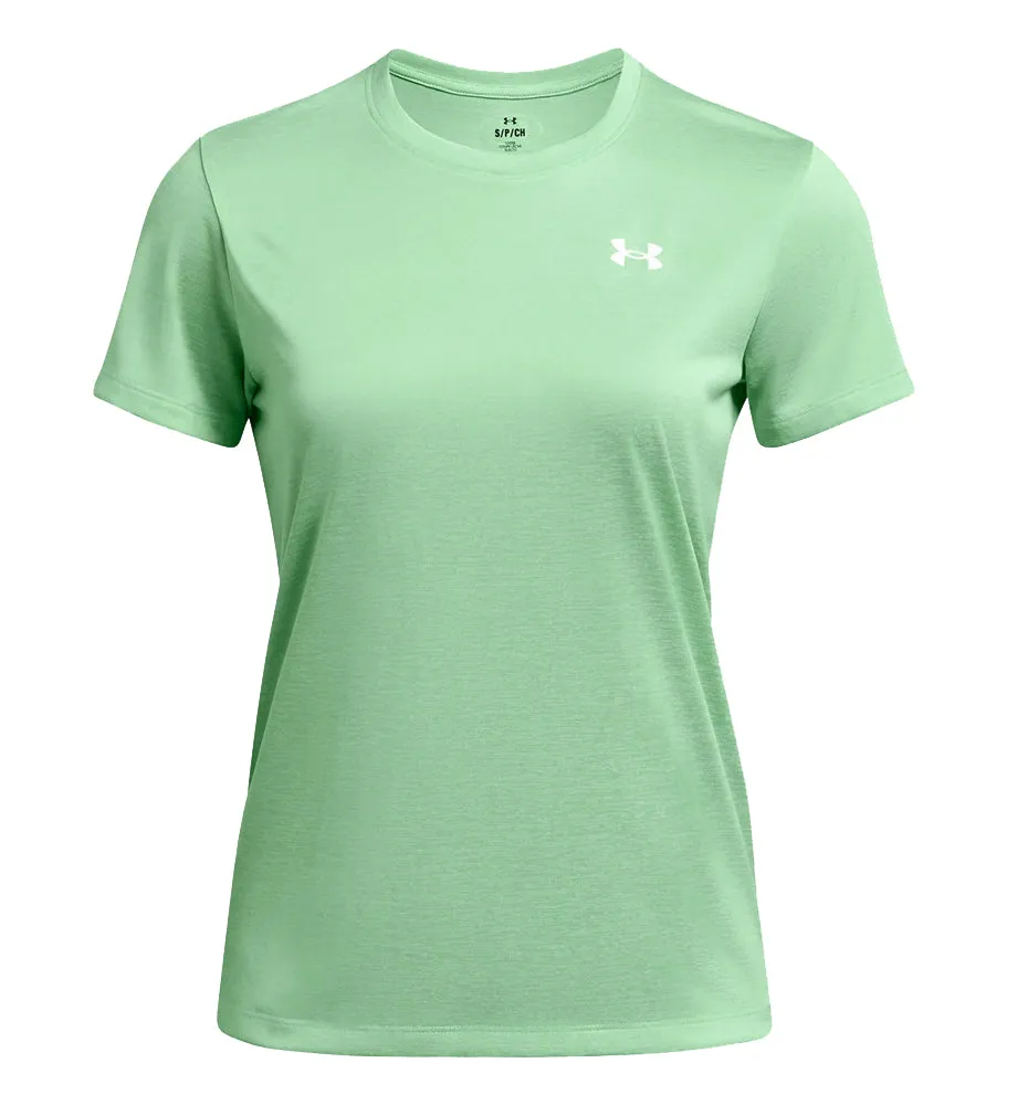 CAMISETA M/C FITNESS_MUJER_UNDER ARMOUR TECH SSC TWIST