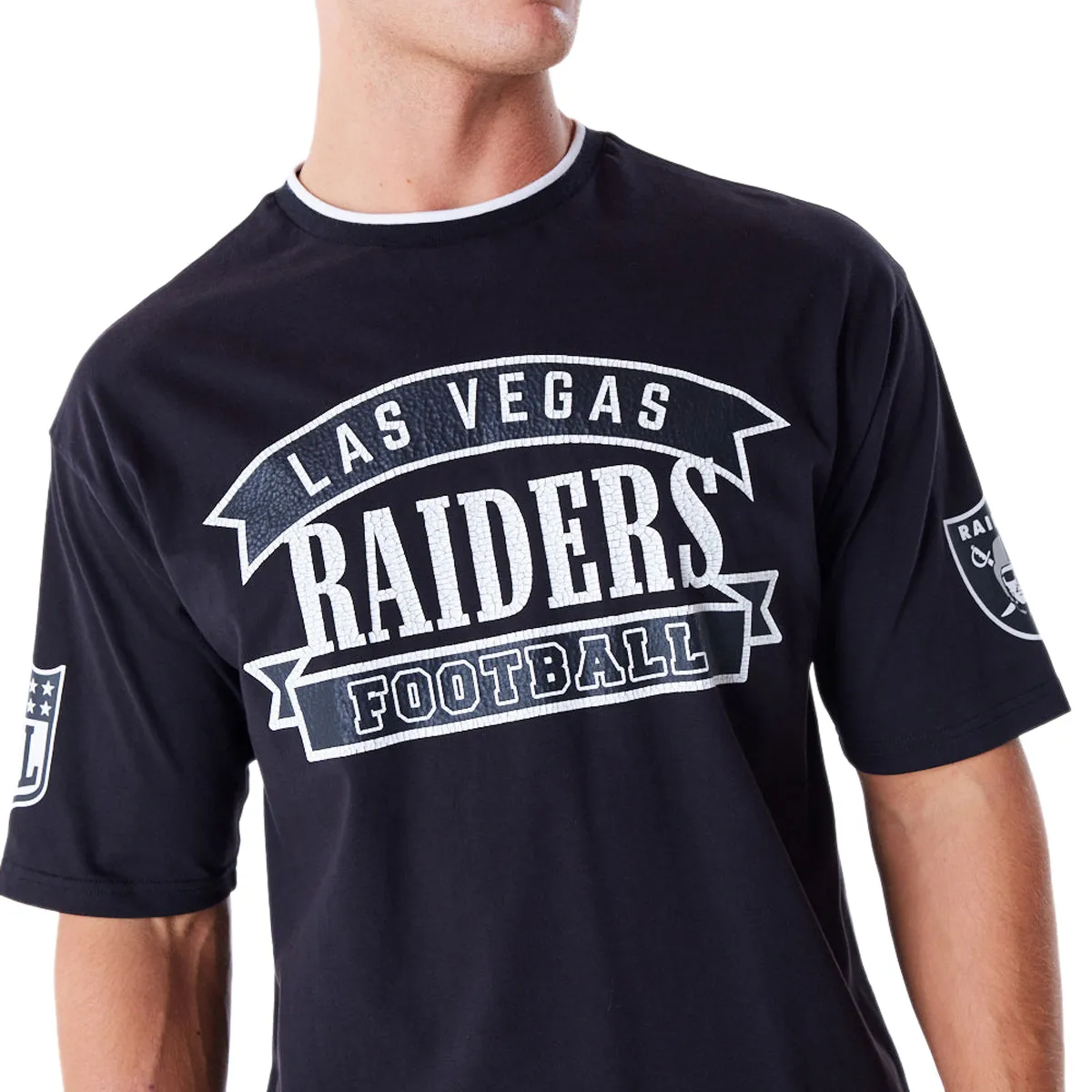Camiseta Oversized Nfl Graphic Las Vegas Raiders