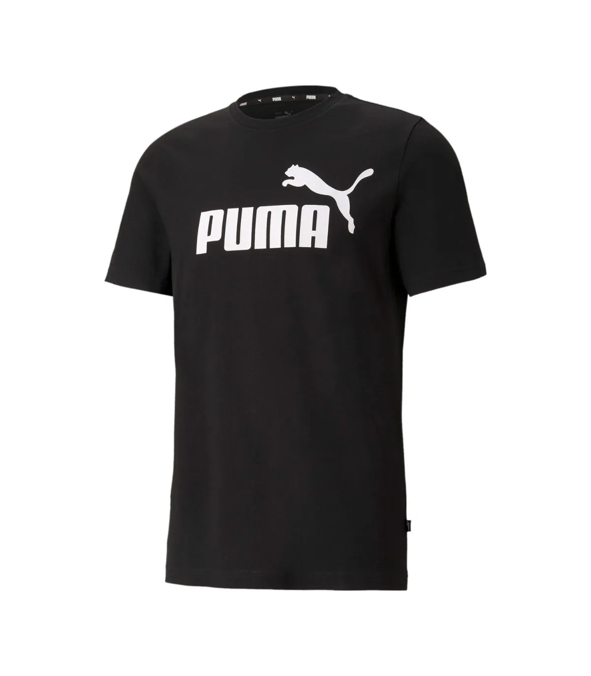 Camiseta Puma Essentials Logo Negra