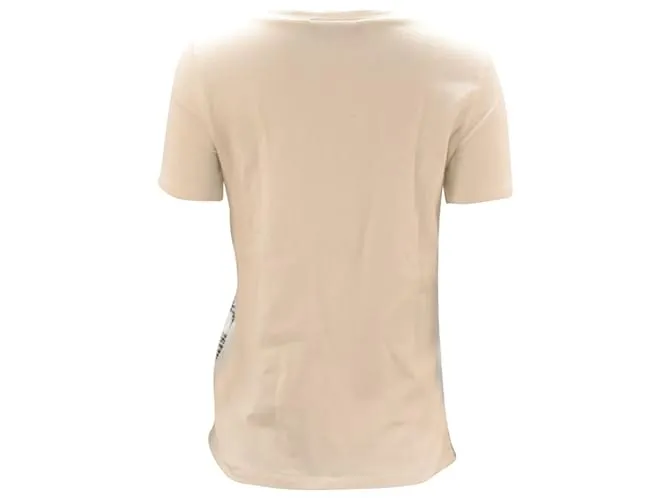 Camiseta Weekend Max Mara Plaid en algodón estampado blanco 