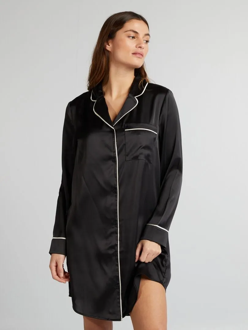CAMISóN  NEGRO