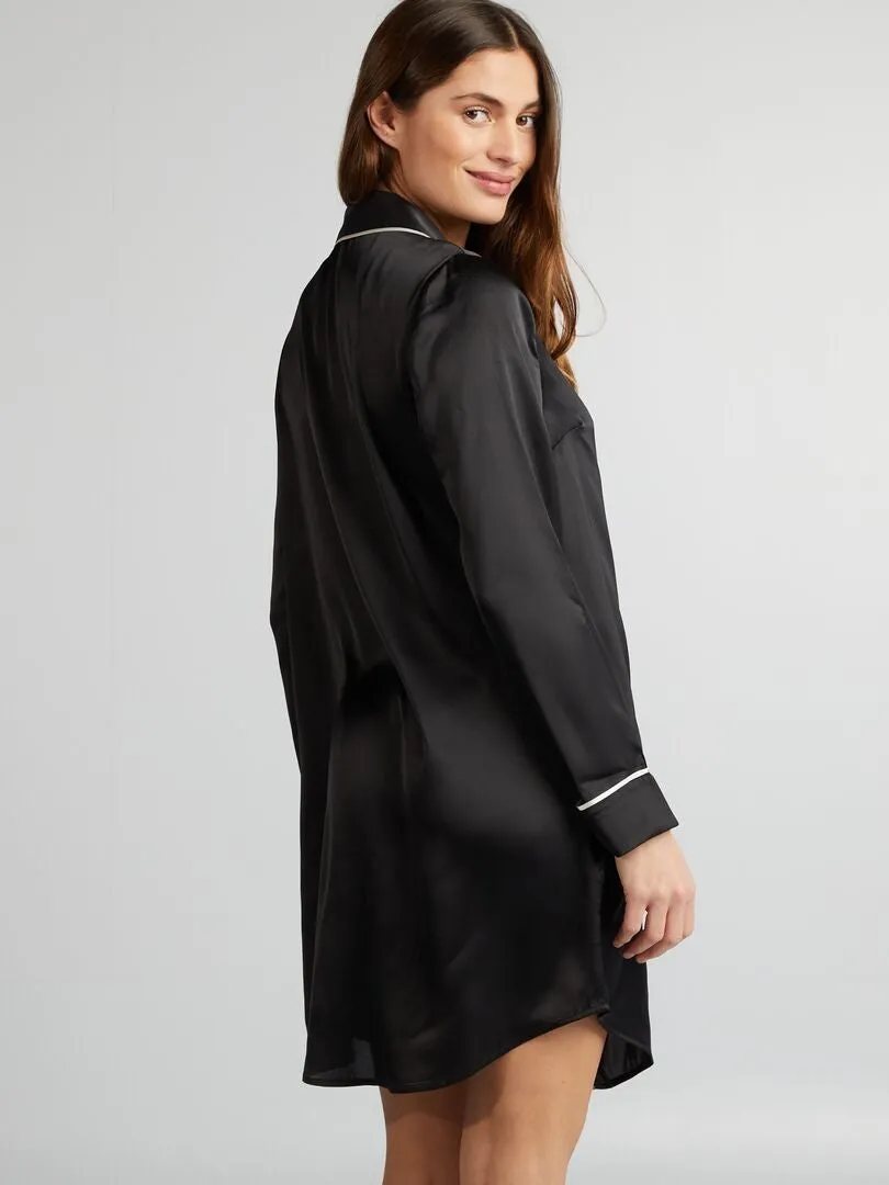 CAMISóN  NEGRO