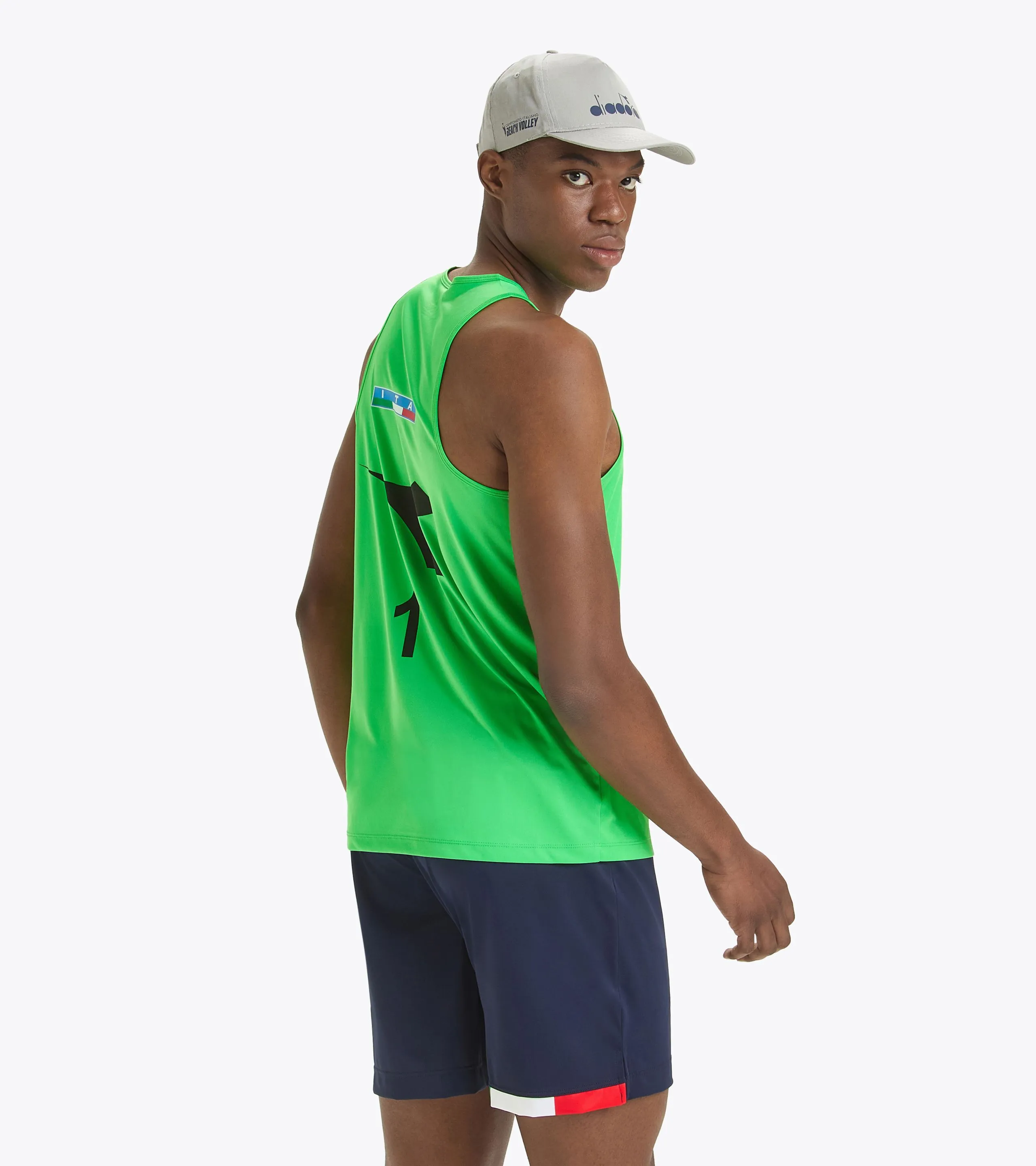 CANOTTE GARA UOMO #1 CAMP. ITALIANO 24 CAMISETA SIN MANGAS PARA HOMBRE  CAMPEONATO ITALIANO DE V&OACUTE;LEY PLAYA