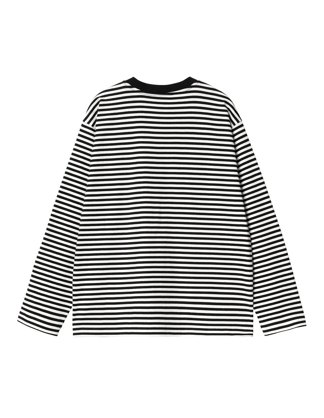 CARHARTT WIP W' L/S VERNER STRIPE BLACK/WAX