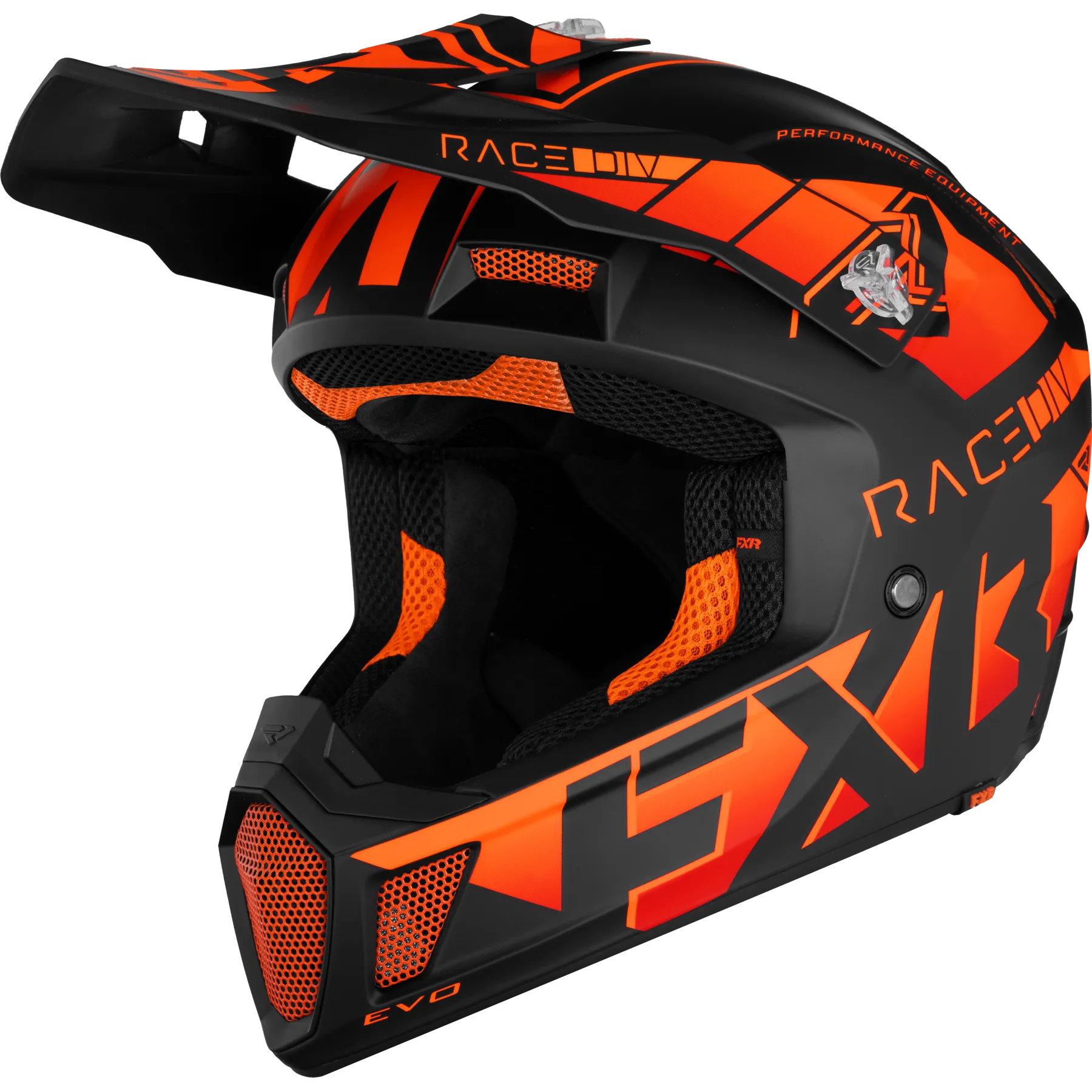 Casco de Cross FXR Clutch Evo Naranja 