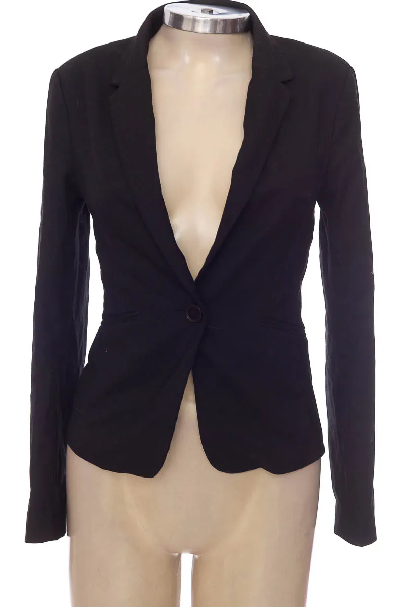 CHAQUETA / ABRIGO COLOR NEGRO  H&AMP;M