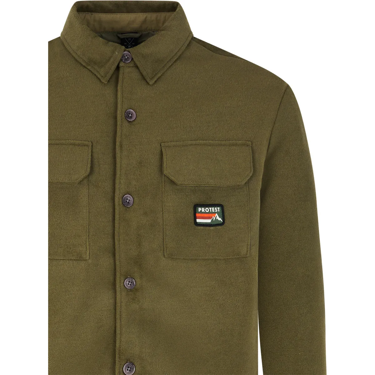 Chaqueta Hombre Prteverly Outdoor Sjacket Protest Verde