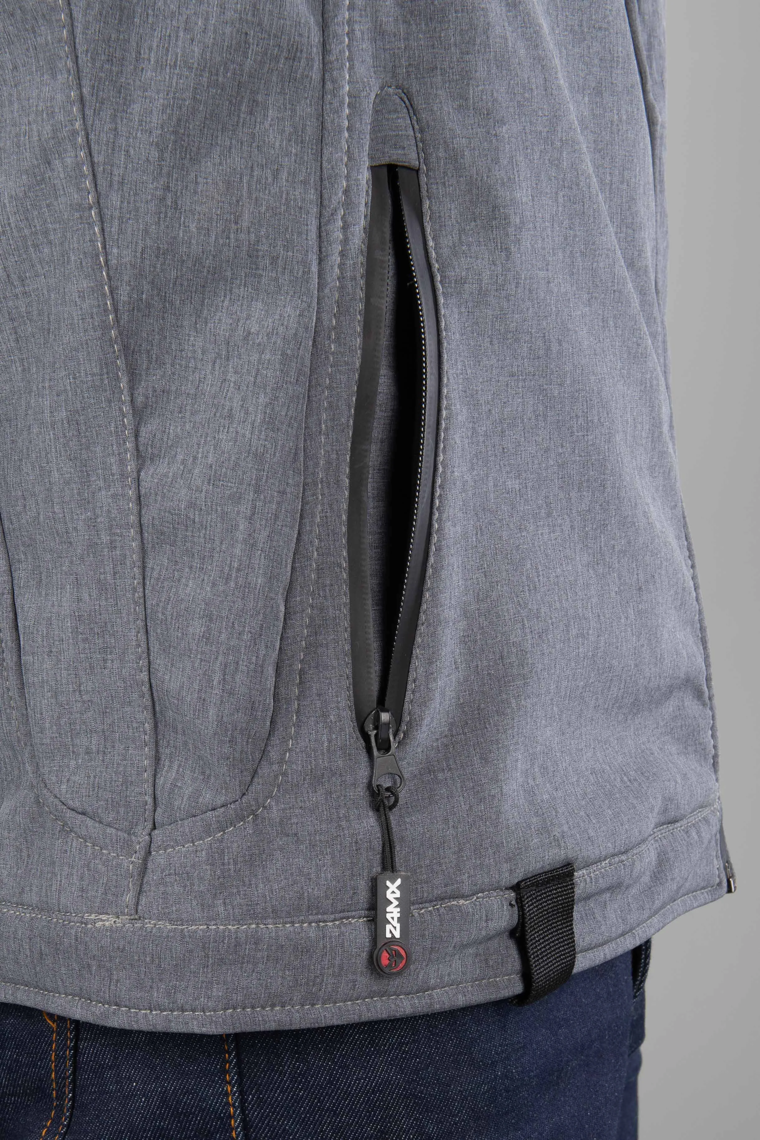 Chaqueta Softshell 24MX Team con Mangas Extraíbles Gris