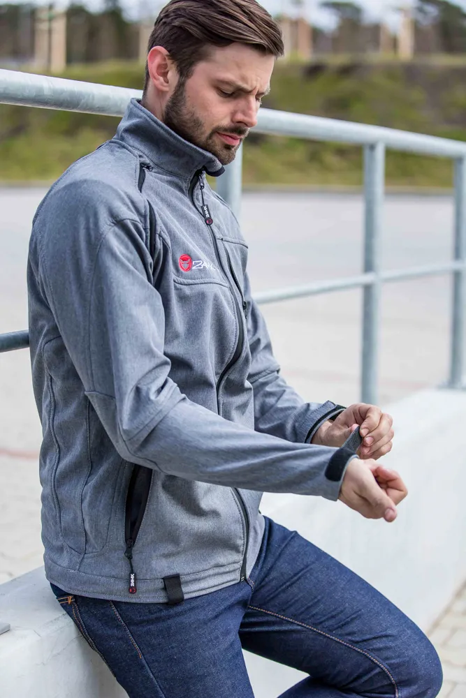 Chaqueta Softshell 24MX Team con Mangas Extraíbles Gris
