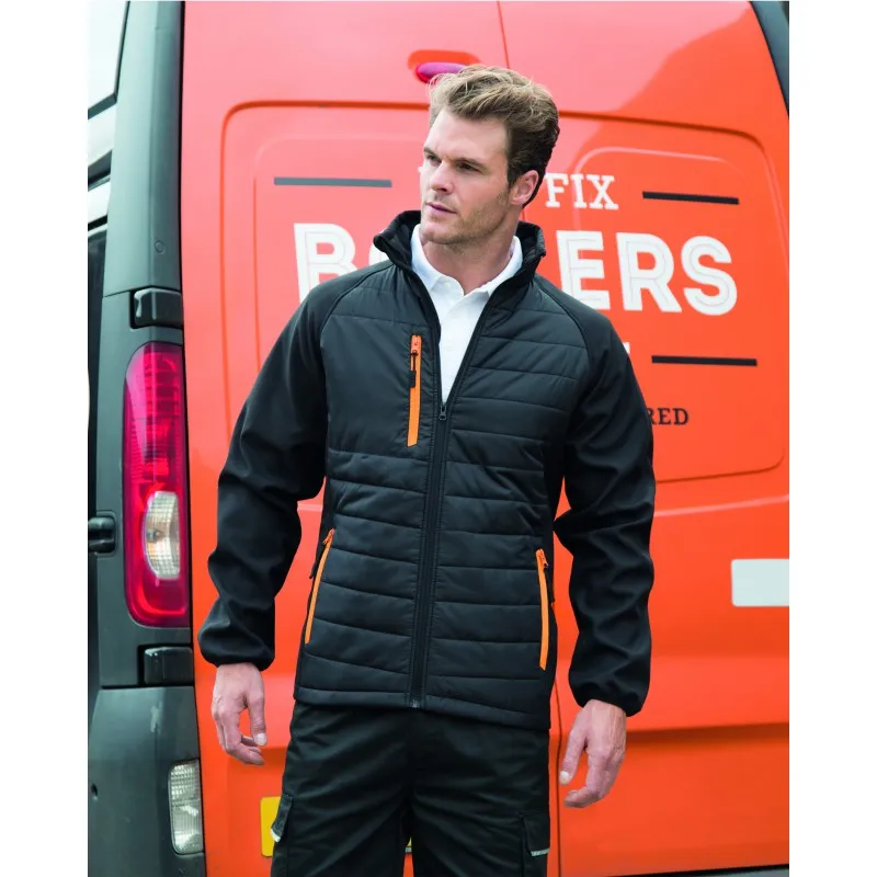 Chaqueta Softshell acolchada RESULT R237X