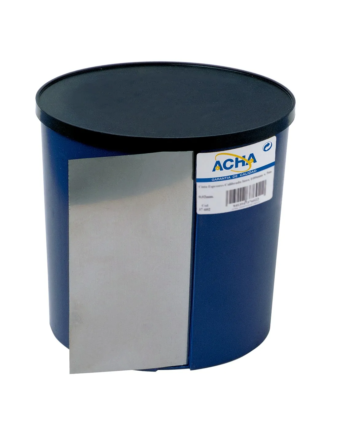 Cinta de espesores calibrada de acero Inox. 5m x 150mm 0,25mm