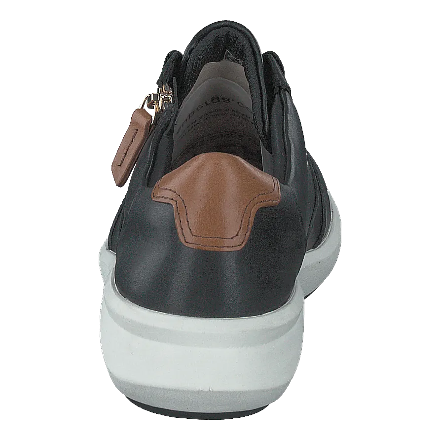Clarks zapatos Un Rio Zip Black Leather