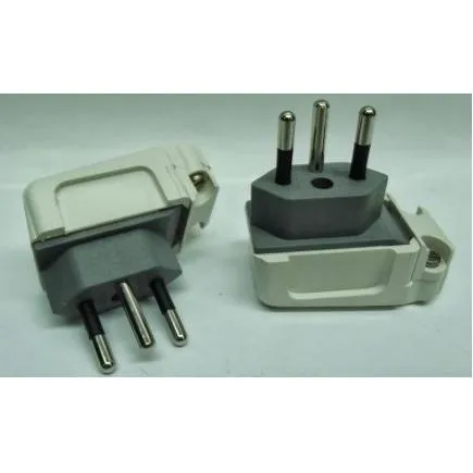CLAVIJA 2P  10/16A 250V GRIS
