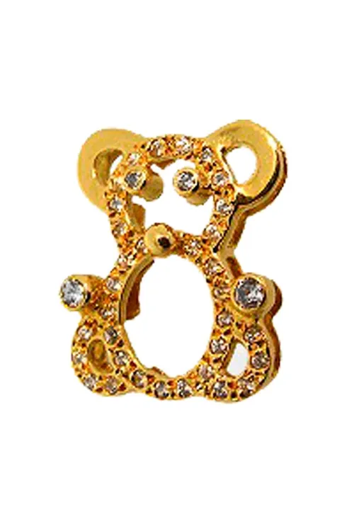 Colgante oro amarillo 18 kt oso con circonitas 146_3913