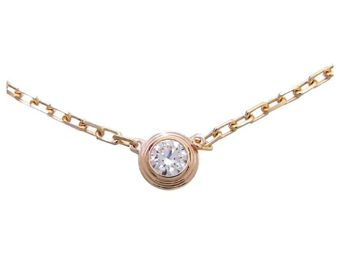 Collar para damas D'Amour con diamante Cartier 0,09 ct Rosa 
