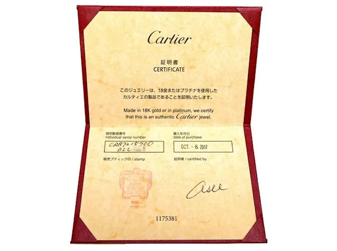 Collar para damas D'Amour con diamante Cartier 0,09 ct Rosa 