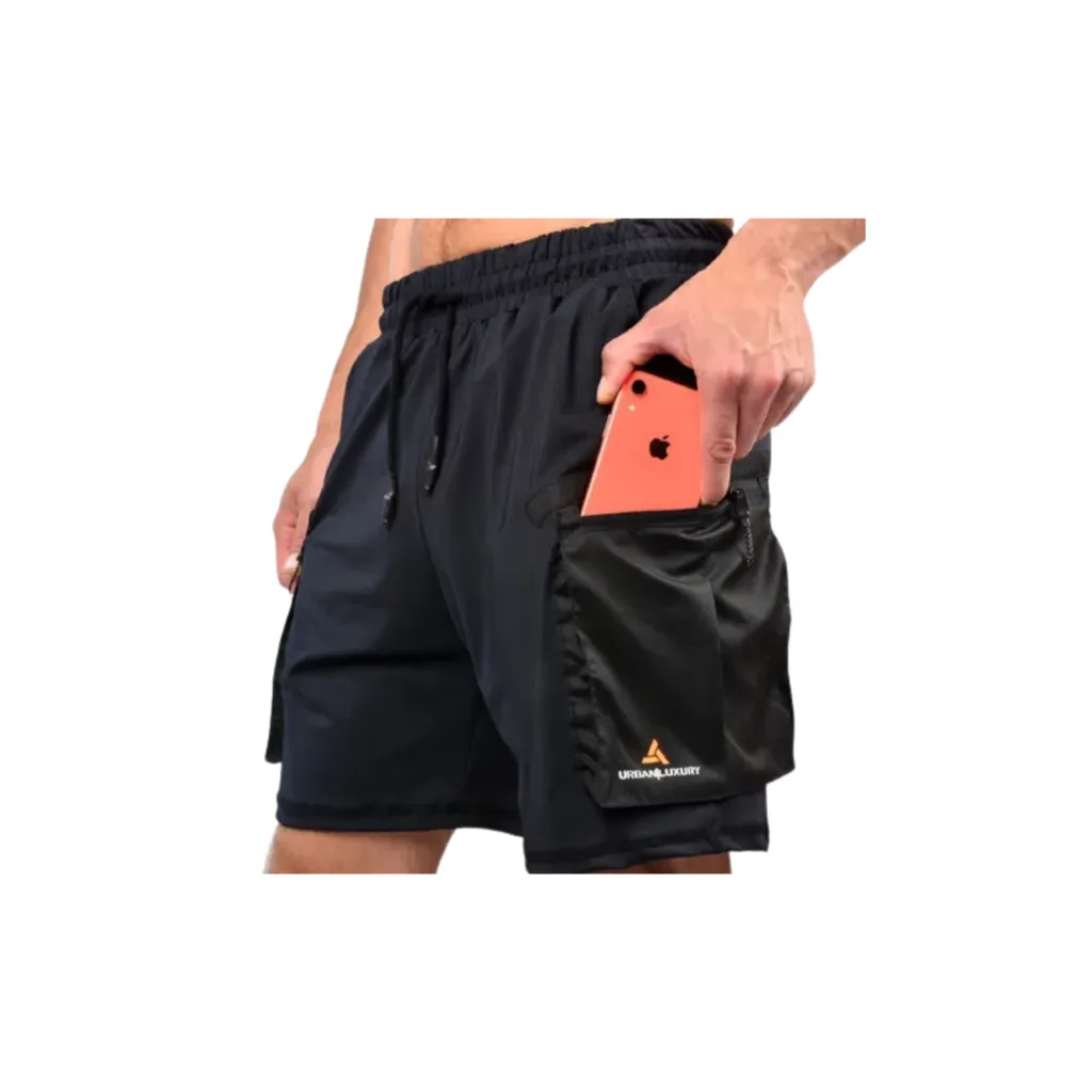 Conjunto Deportivo! 2 Remeras Hombre+ Short Cargo Bolsillos