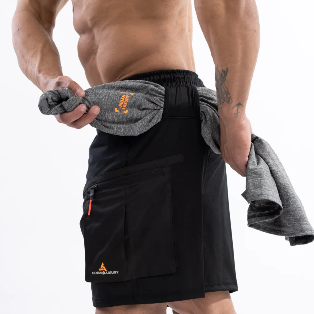 Conjunto Deportivo! 2 Remeras Hombre+ Short Cargo Bolsillos