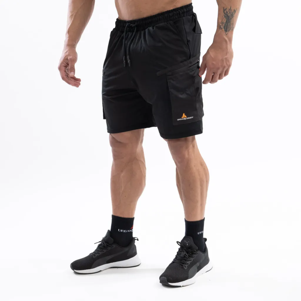Conjunto Deportivo! 2 Remeras Hombre+ Short Cargo Bolsillos