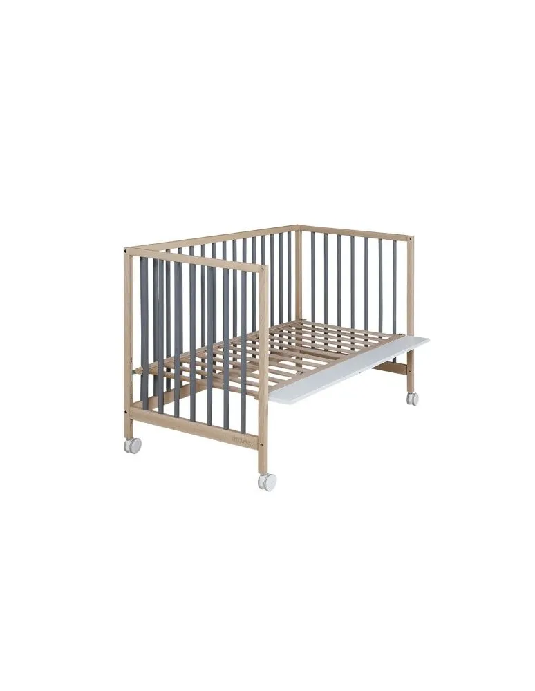 CUNA DE 120 X 60 MOUNTAIN CERA NATURAL/GRIS