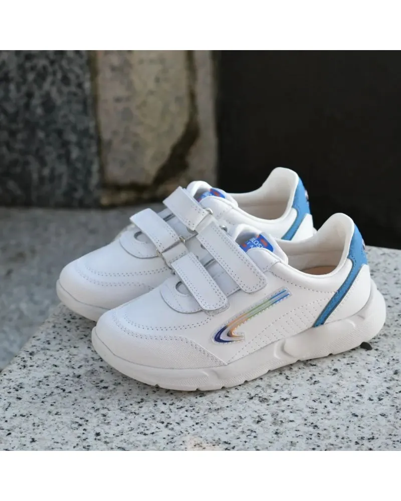 Deportivo blanco PABLOSKY 291501doble velcro