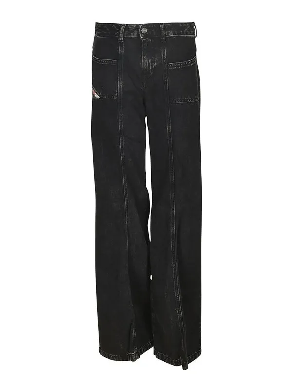 DIESEL PANTALóN CASUAL  NEGRO
