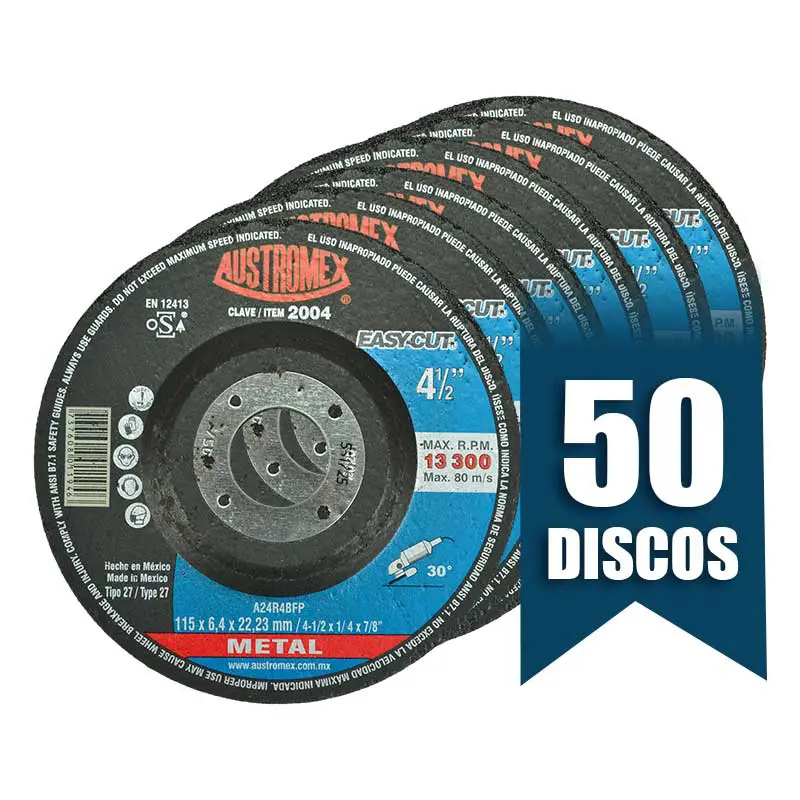 Disco de Desbaste Metal 50 PZS AUSTROMEX 2004