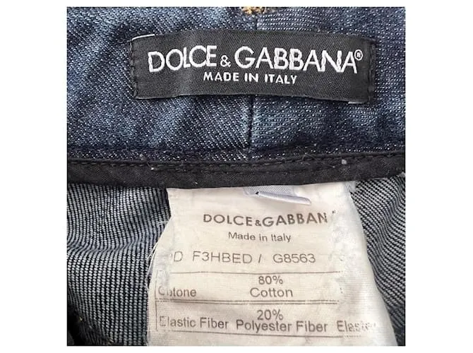 Dolce & Gabbana Pantalones Azul 