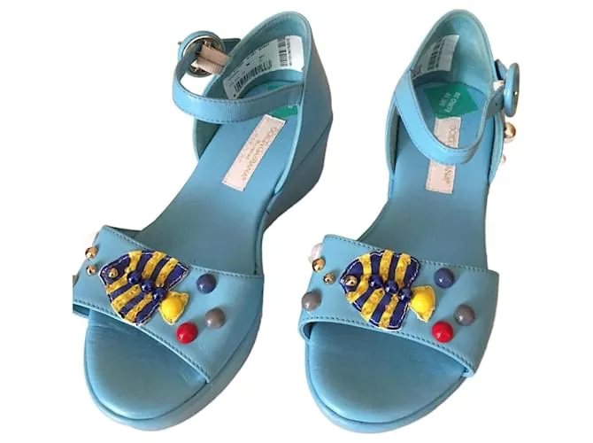 Dolce & Gabbana Sandalias infantiles Azul 