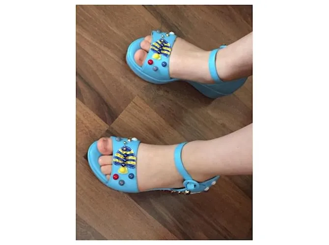 Dolce & Gabbana Sandalias infantiles Azul 