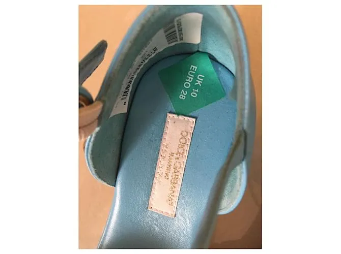 Dolce & Gabbana Sandalias infantiles Azul 