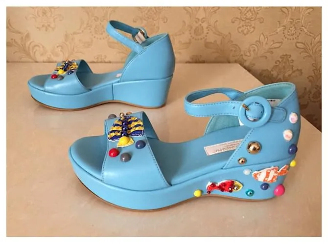 Dolce & Gabbana Sandalias infantiles Azul 