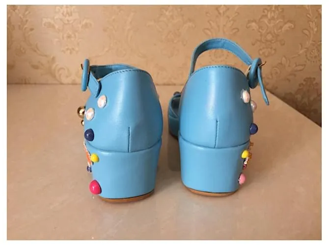 Dolce & Gabbana Sandalias infantiles Azul 