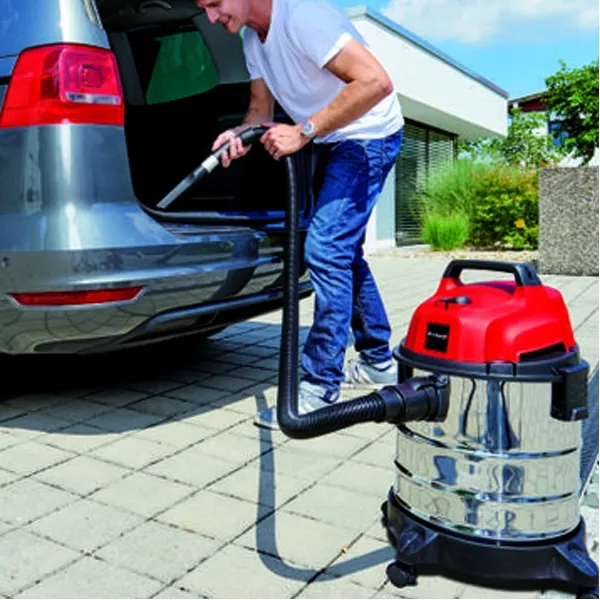 EINHELL  THVC 1820 S  ASPIRADOR SECOHúMEDO, 1250 W, 180 MBAR, 20 L, TANQUE DE ACERO INOXIDABLE