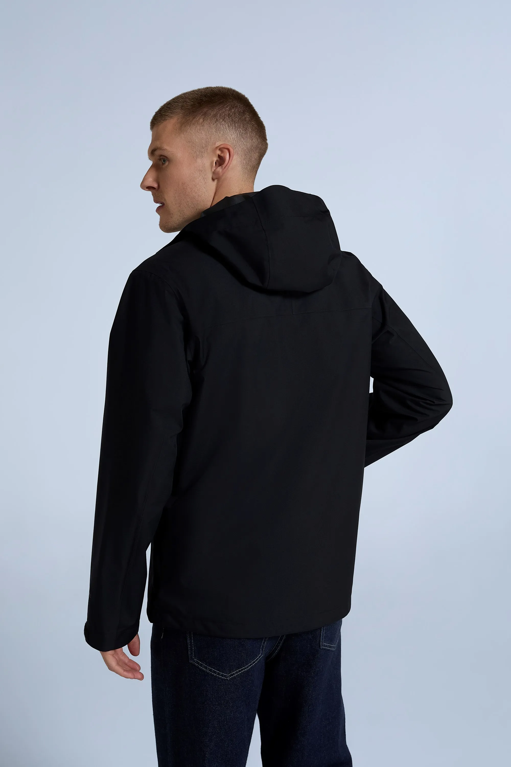 Elements chaqueta impermeable para hombre