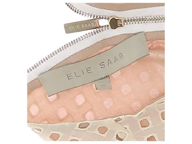 ELIE SAAB Vestidos T.FR 40 Algodón Blanco 