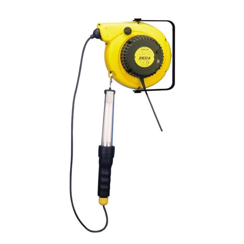 ENROLLADOR DE CABLE INDUSTRIAL CON LÁMPARA 230V 14 + 1,5M