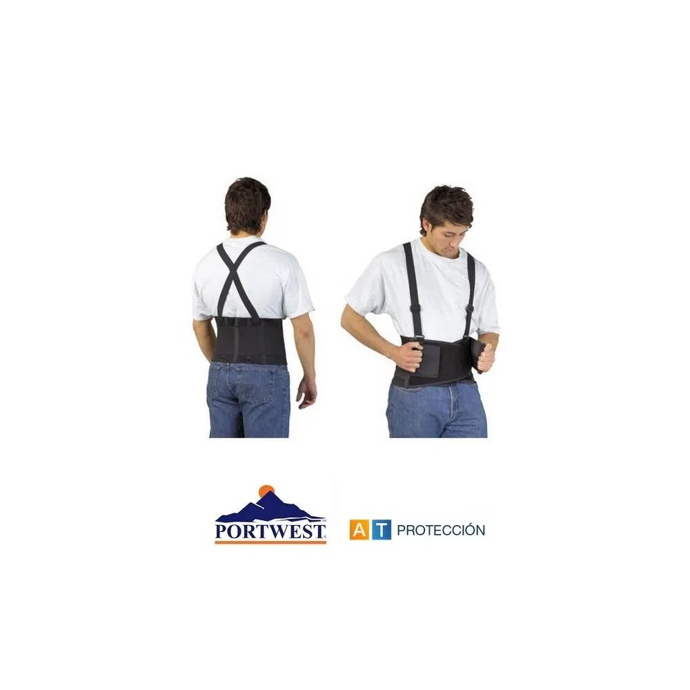 Faja de trabajo con tirantes Portwest PW80