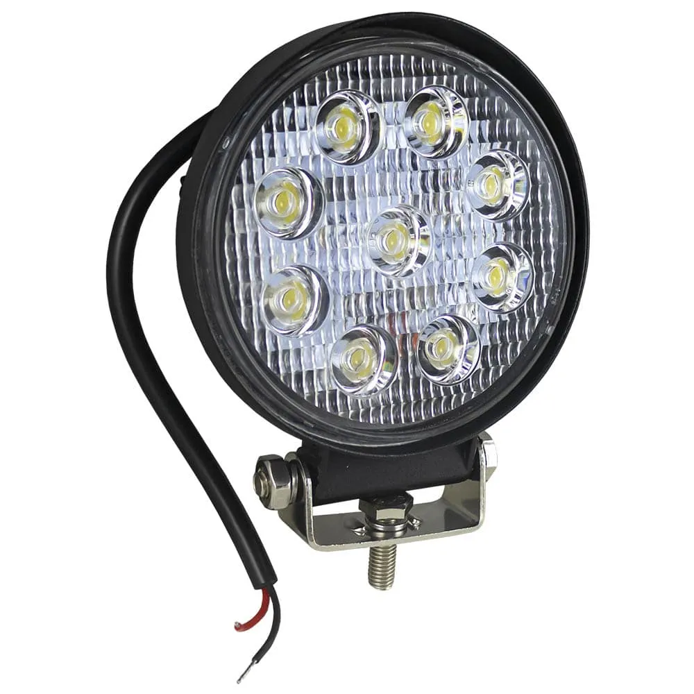 Faro de trabajo redondo led 1800 lm x9 led 27w