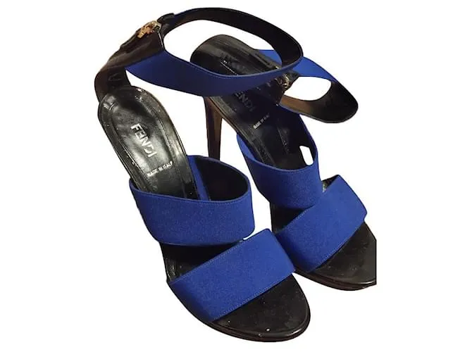 Fendi Vernice Negro Azul 