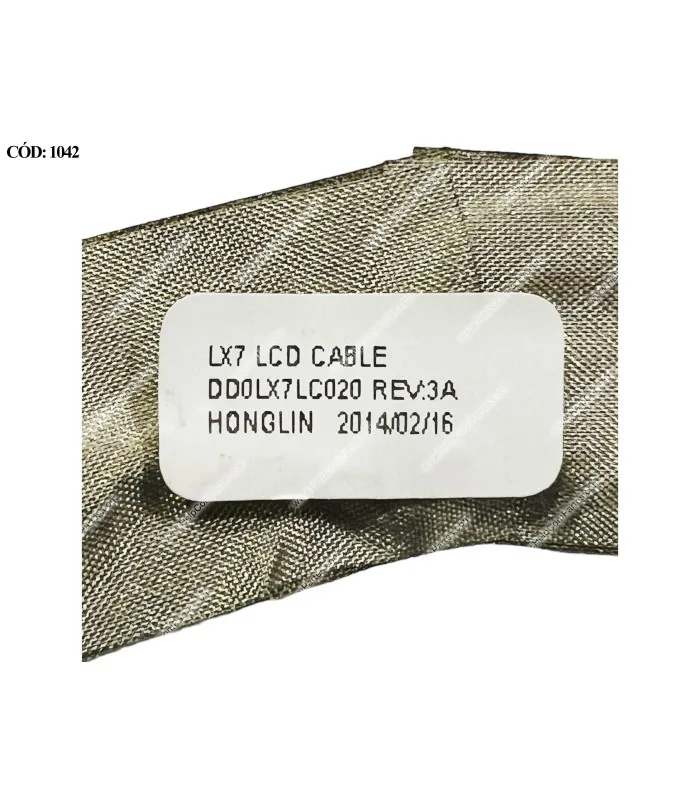 FLEX LCD HP DV74000  DV74100 DV74200 DV74300 DV75000 DV7T4000 DV7T5000 SERIES 605333001 OEM.