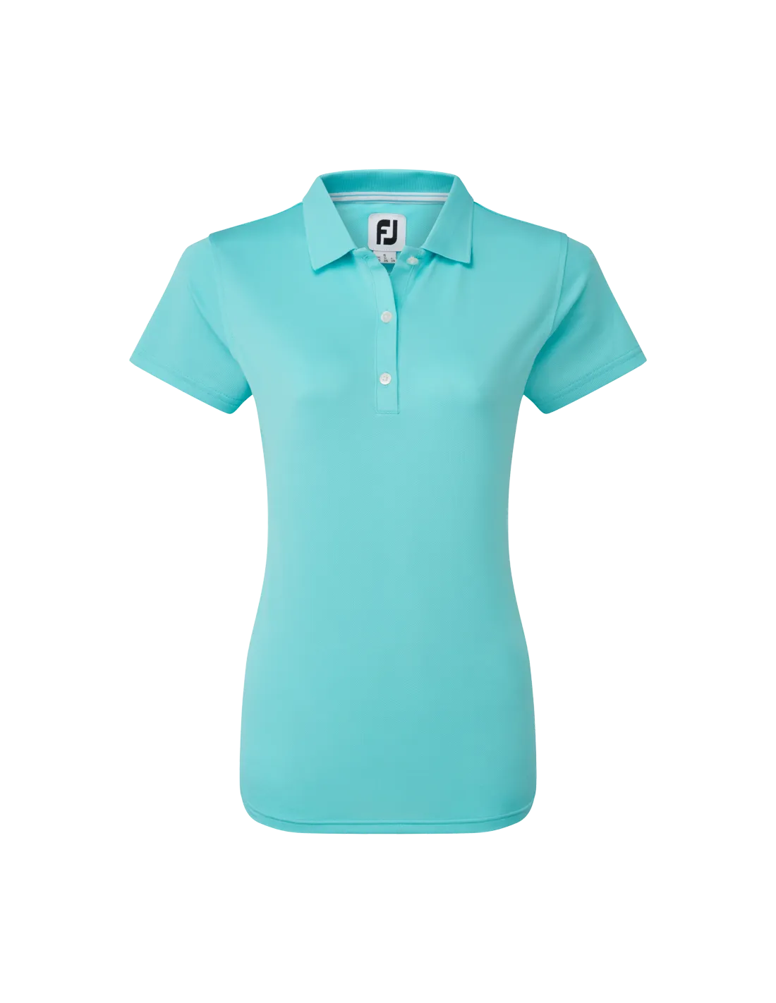 FOOTJOY STRETCH PIQUE SOLID AQUA  POLO MUJER