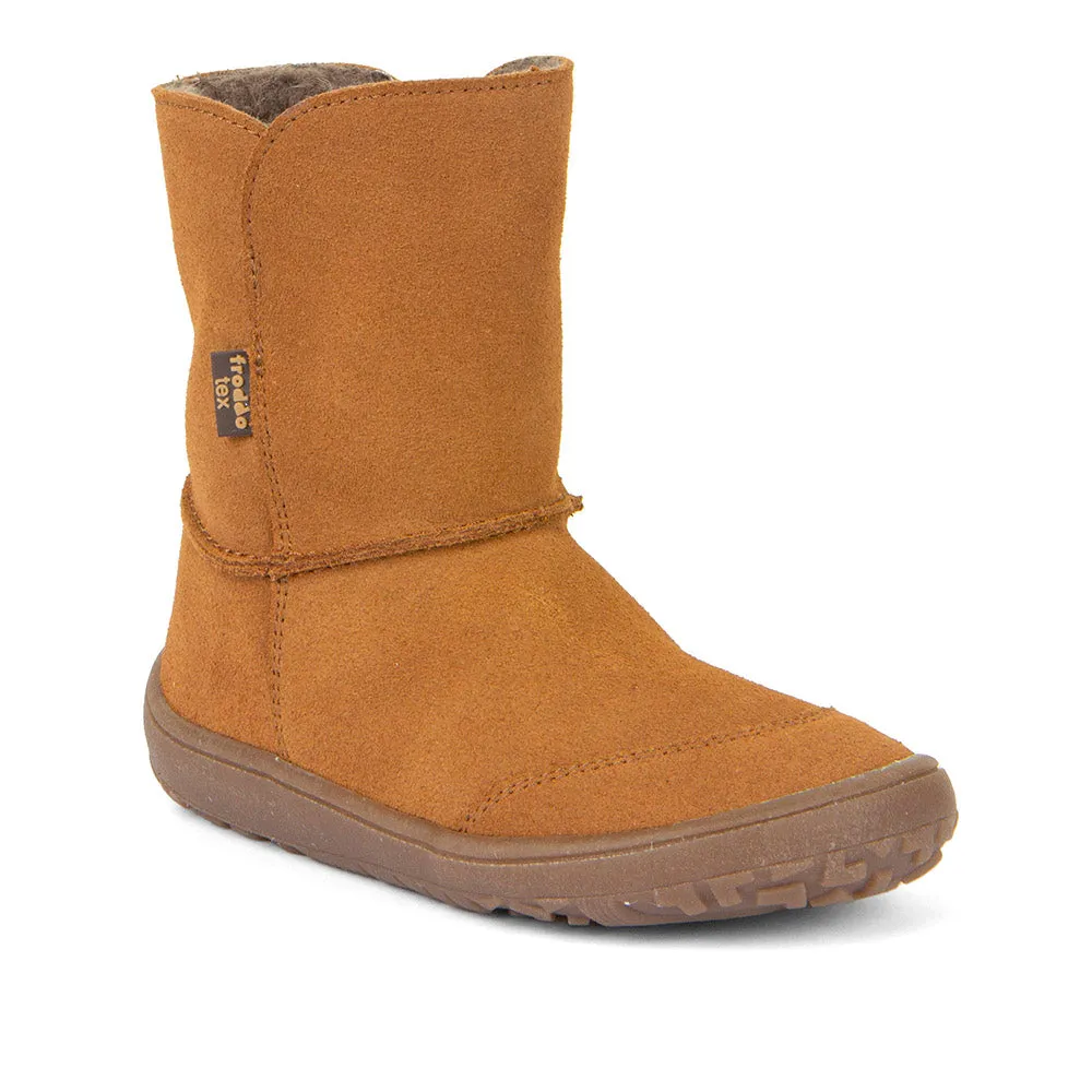 FRODDO BAREFOOT  TEX SUEDE COGNAC  BOTINES BAREFOOT TIPO AUSTRALIANO