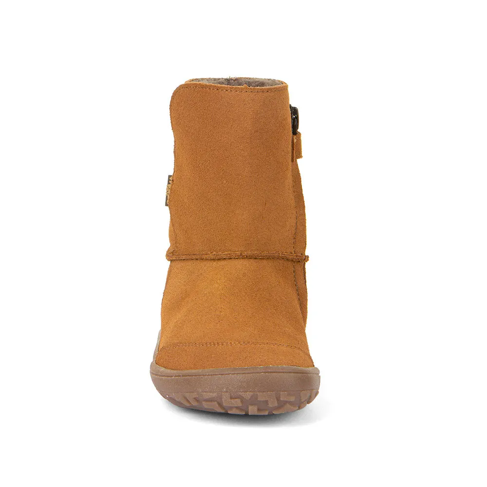 FRODDO BAREFOOT  TEX SUEDE COGNAC  BOTINES BAREFOOT TIPO AUSTRALIANO