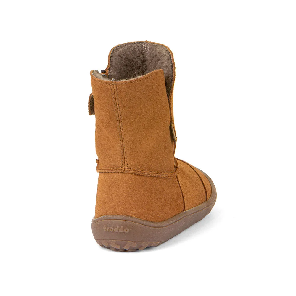 FRODDO BAREFOOT  TEX SUEDE COGNAC  BOTINES BAREFOOT TIPO AUSTRALIANO