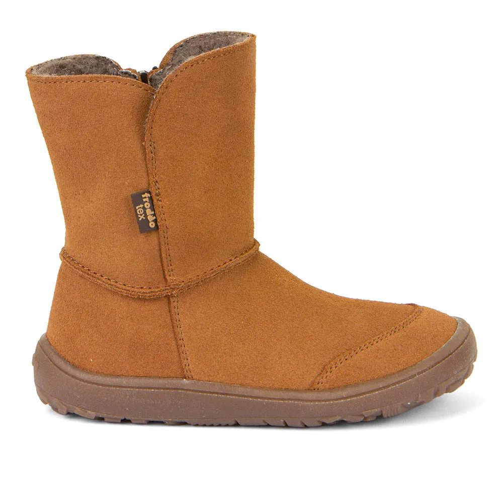 FRODDO BAREFOOT  TEX SUEDE COGNAC  BOTINES BAREFOOT TIPO AUSTRALIANO
