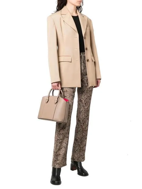 FURLA MIASTELLA bolso shopper con estampado de Roma