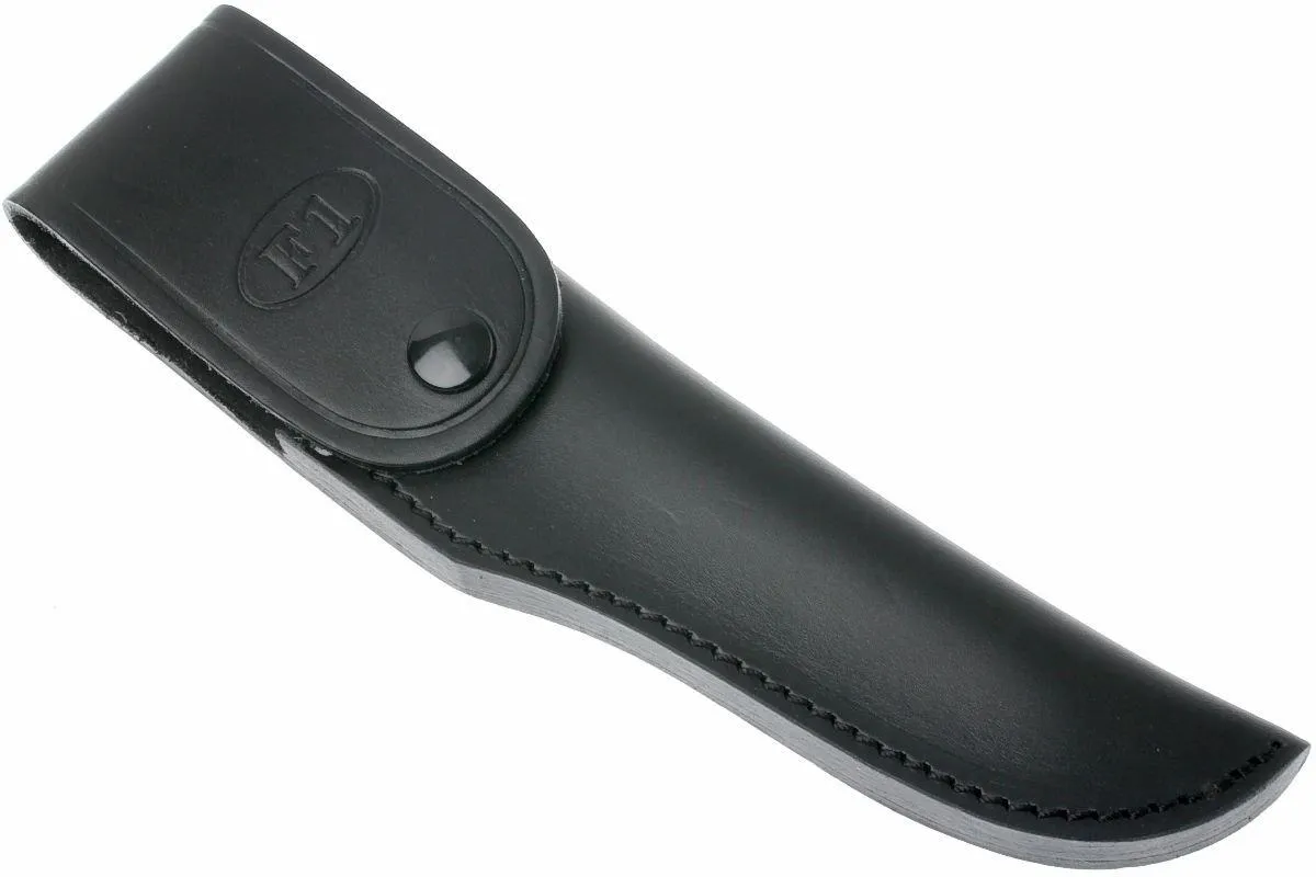 Fällkniven funda de cuero para F1, cerrado